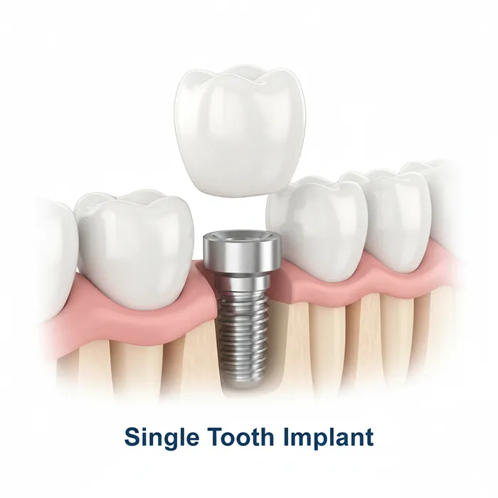 Single Tooth Implant iran