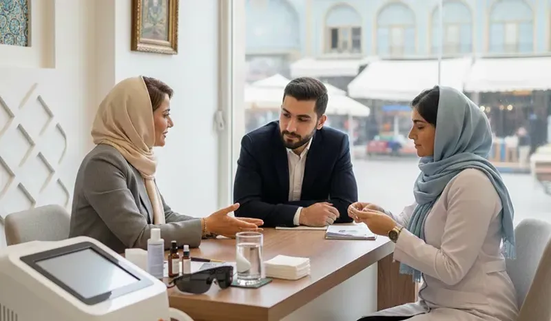 نتائج علاجات لیزر الجلد في ايران