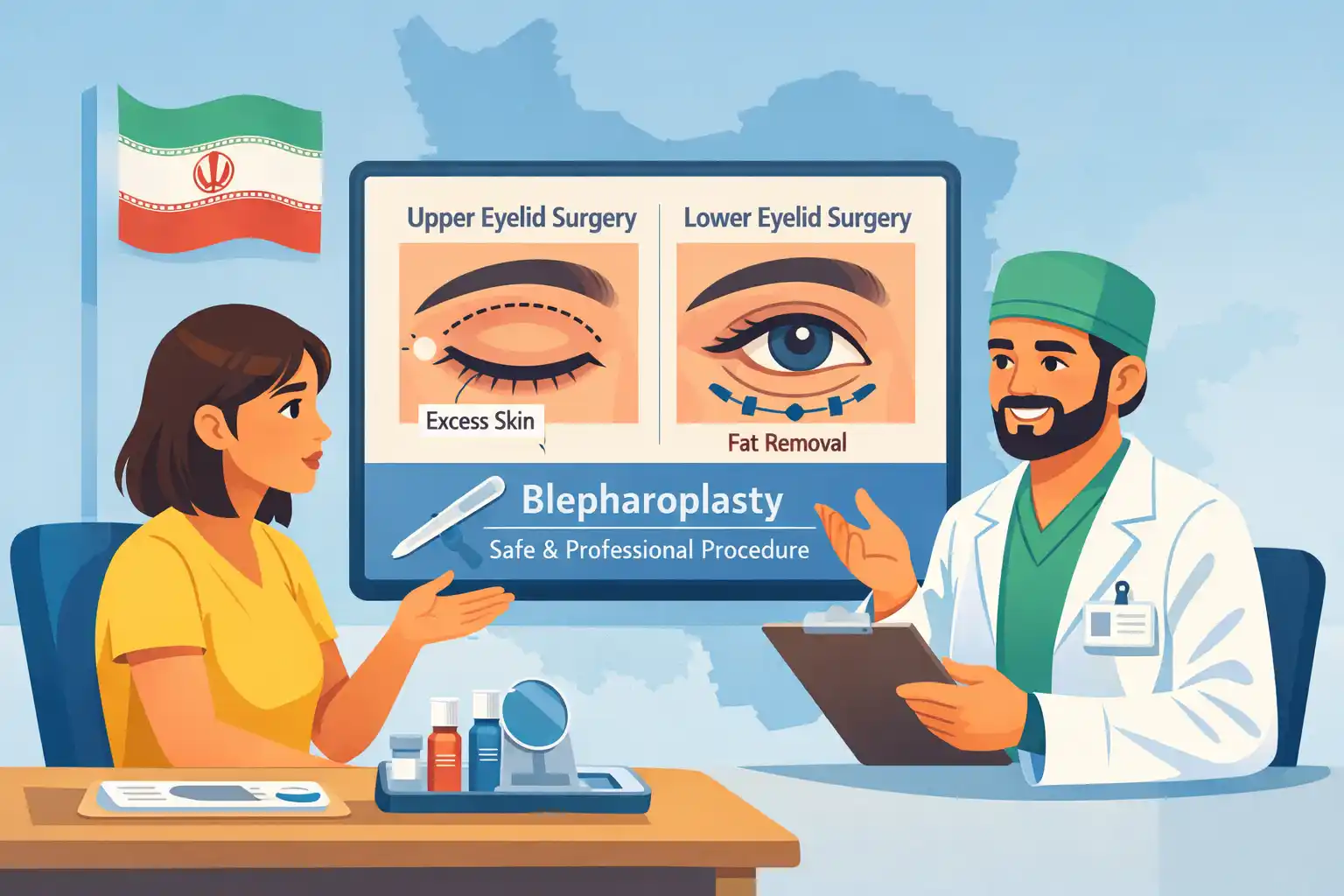 Best Eyelid Surgery Doctors in Iran for International Patients