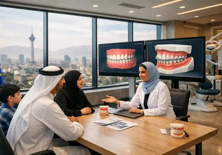 تقويم الأسنان في إيران