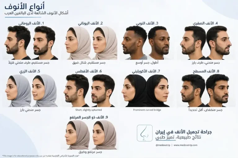 أنواع الأنوف