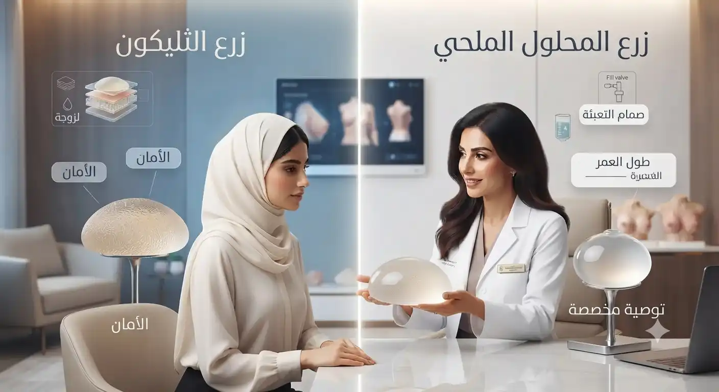 حشوات الثدي بالسيليكون أم بالمحلول الملحي؟